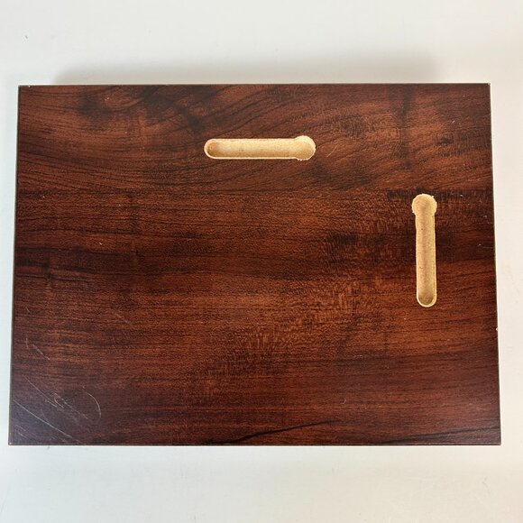 Vtg Michael Jordan Wood and Acrylic Plaque Card Holder Includes Card - Picture 5 of 7